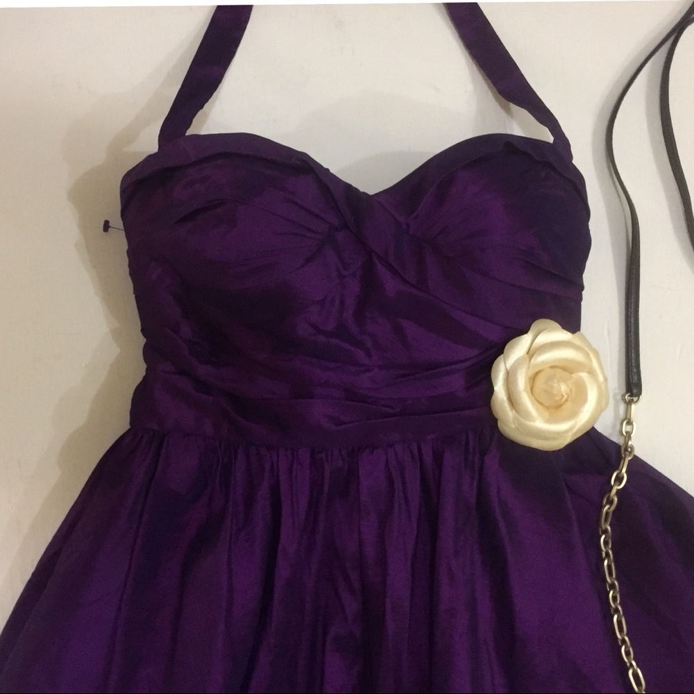 Beautiful Chambray Taffeta Origami Style Bustier Dress Romantic Gothic Rococo - Picture 2 of 5